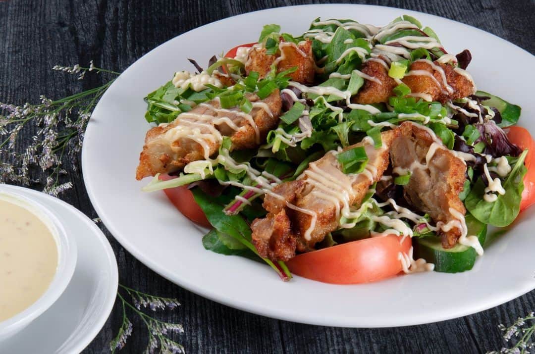 Zippy's Restaurantsのインスタグラム：「Plate or salad? Which version of our Garlic Miso Chicken do you prefer? Available ALL DAY, and at all locations. Make your #NextStopZippys.」