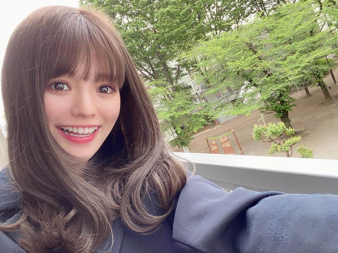 有村莉彩のインスタグラム：「おはよ〜✨ 本番最終日！頑張ってくるね☺️🌷  #goodmorning #instagood #instalike #selfie」
