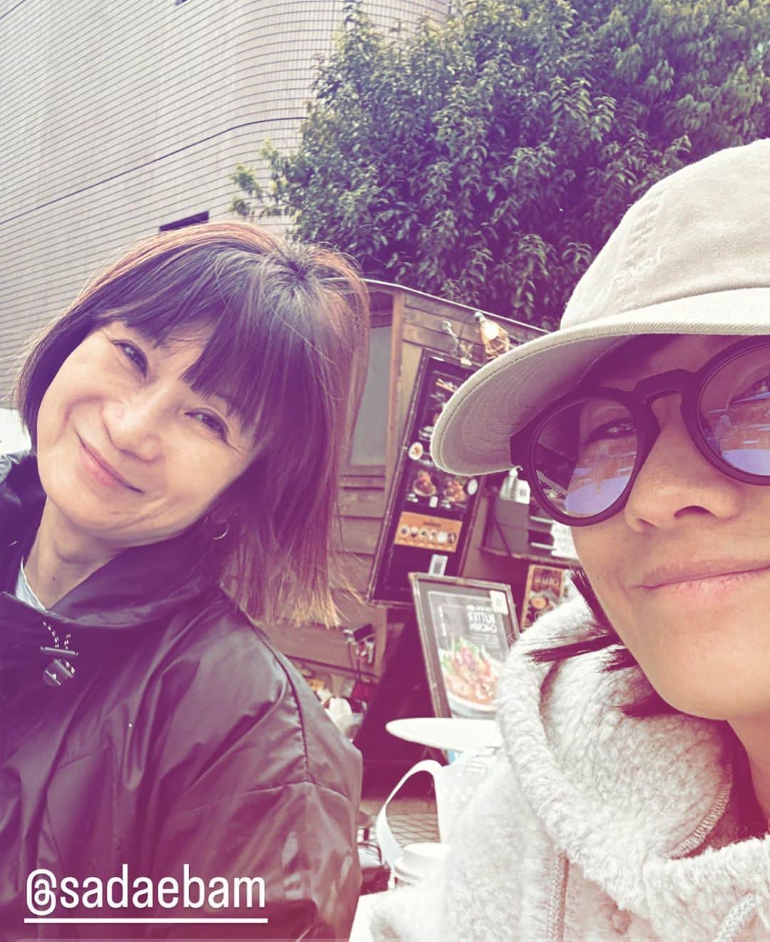 風間ゆみえのインスタグラム：「We had a healthy date for two days in a row✌️  @sadaebam」