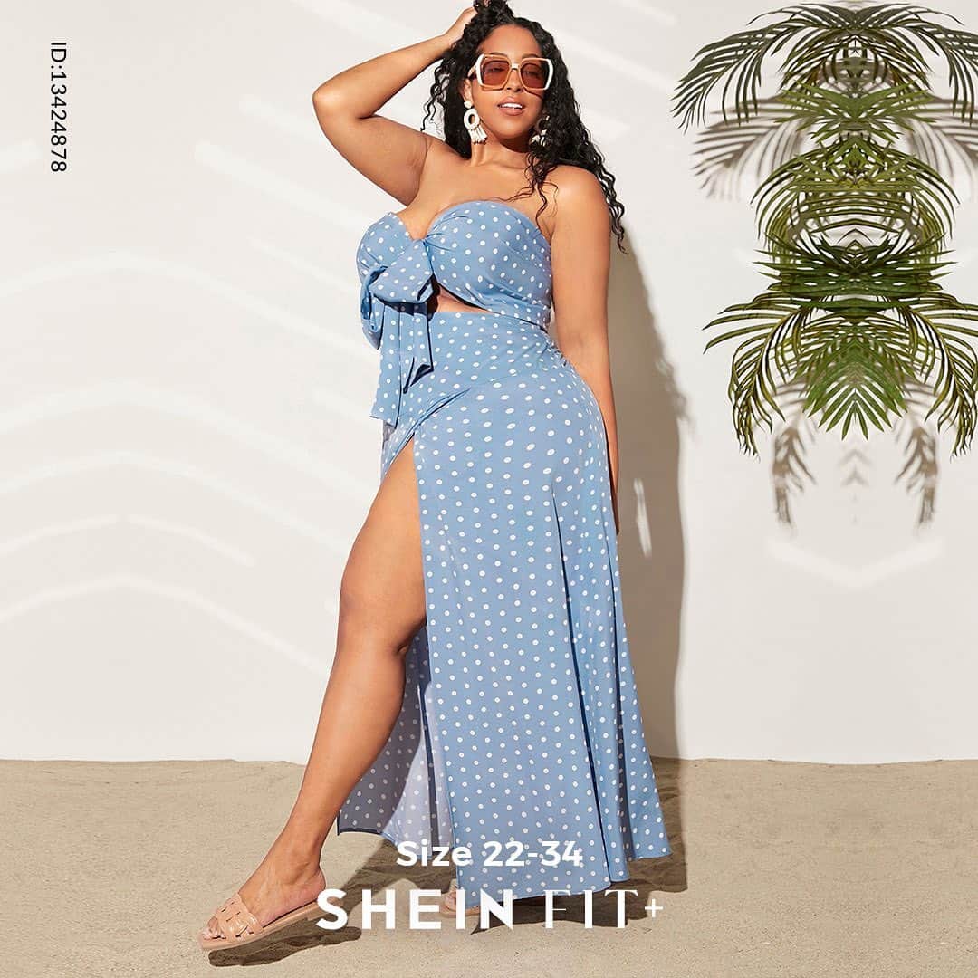 SHEINのインスタグラム：「Get ready for whimsical weekends with floral embroidered looks 💐  🔎13425564 13509802 13424878 13425291 13509713 13425568  #SHEINFITPLUS」