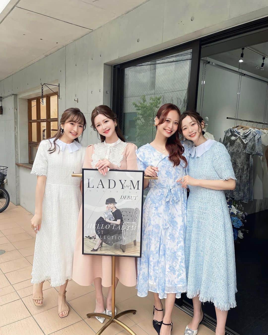 西村笑花さんのインスタグラム写真 - (西村笑花Instagram)「♡ ・ ・ ストーリーズには載せていましたが 改めて 展示会2日間ありがとうございました♡  そして @tadeaya さん、 ブランドデビューおめでとうございます💐 あやさんの世界観やセンスが溢れていて 本当に何もかもが素敵でした🪡🏰🤍  @ladym_jp のお洋服を着て、 @saki_felice のアクセサリーをつけて 私もお上品に可愛くなれた気がします🤭🤍  お手伝いさせていただきありがとうございました♡  そしてご来場いただいたみなさま、 お会いでき本当に本当に嬉しかったです💗💗 優しい世界で幸せでした🥹🫶🏻💗  #LADYM #ラディム  #フェリーチェ #展示会」4月23日 18時59分 - emika_nishimura