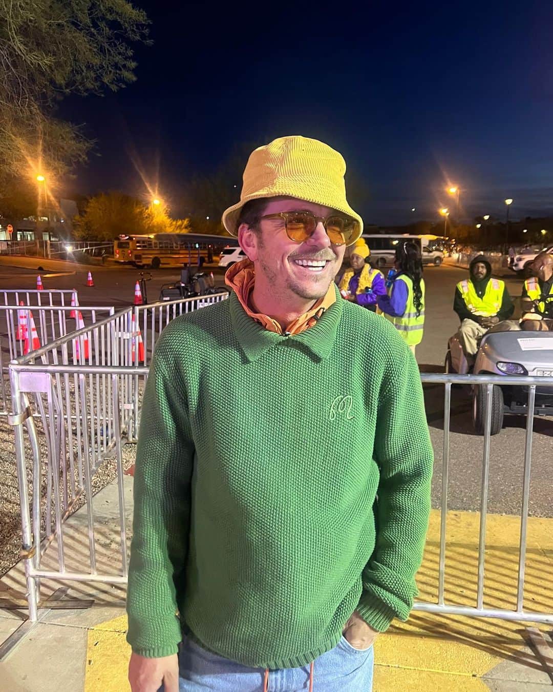 ジーエルシーオーのインスタグラム：「Q1 Highlight was launching a little churro inspired hat/sunglasses combo and tearing up Scottsdale with the my guy @justineldridge」