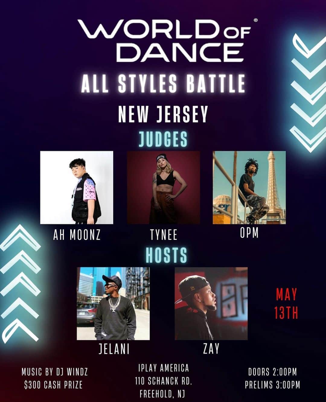 World of Danceさんのインスタグラム写真 - (World of DanceInstagram)「The Journey to World of Dance New Jersey has begun! The long anticipated event will feature one of the LARGEST All Styles battle in the Tri-State! The event also for the first time ever will feature exhibition battles with the main event of: @hesanointed & @jelanidhartist   VERSUS @zay_irving & @_murkyy  • There will be a Pre-Qualifier for the battle on April 29th! The Winner of the Qualifier will receive a cash prize and also automatically advance to the Top 16 of the All Styles battle at World of Dance NJ May 13th! Follow for more upcoming information you don’t want to miss! Message us at @aomcollectiveusa to register and/or purchase a ticket for either event! #wod #worldofdance #worldofdancechampionship #wodnj」4月23日 10時50分 - worldofdance
