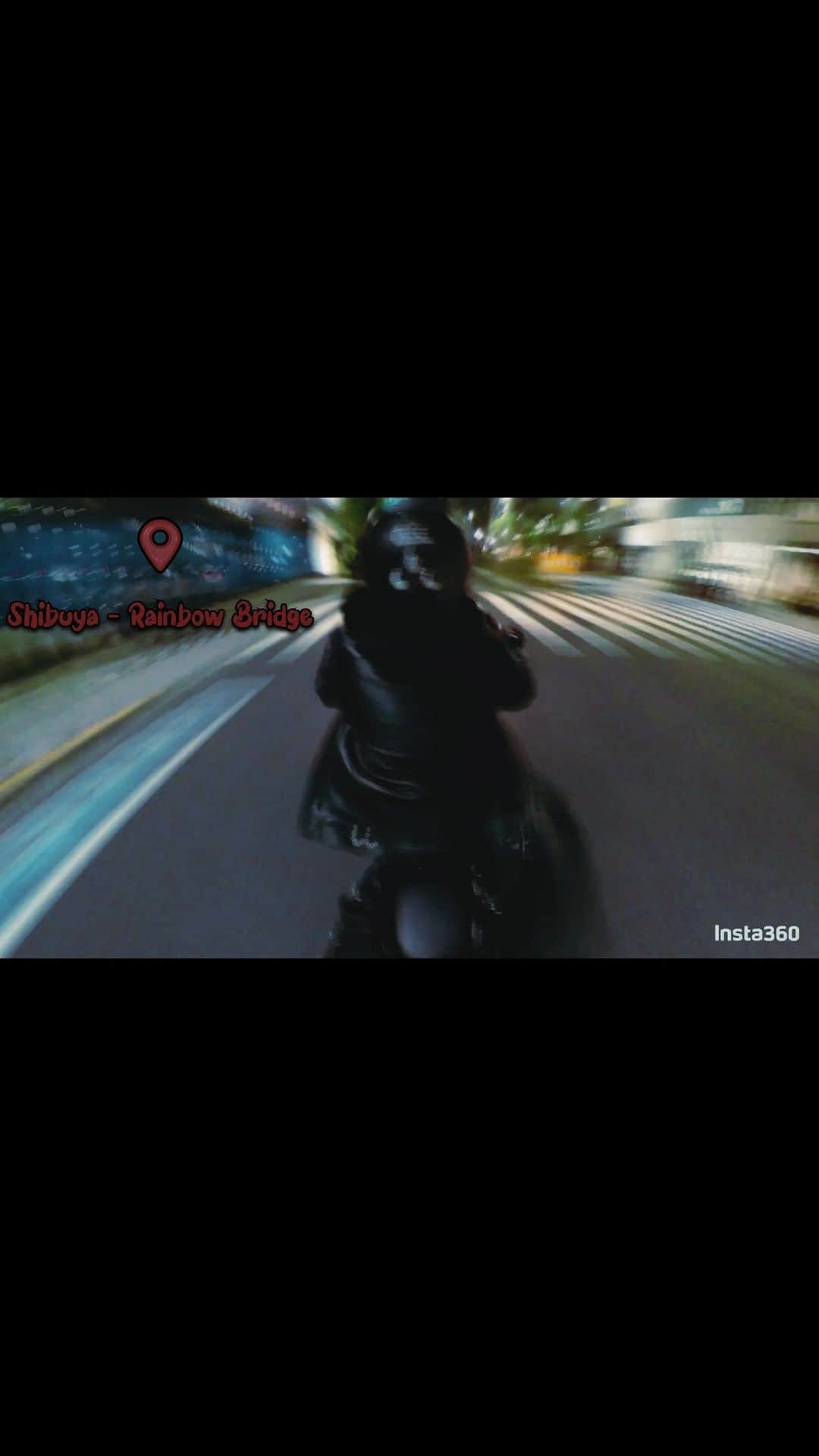 正田尚大のインスタグラム：「🏍🌃  #rebel #rebel250  #honda #insta360 #insta360onex2」