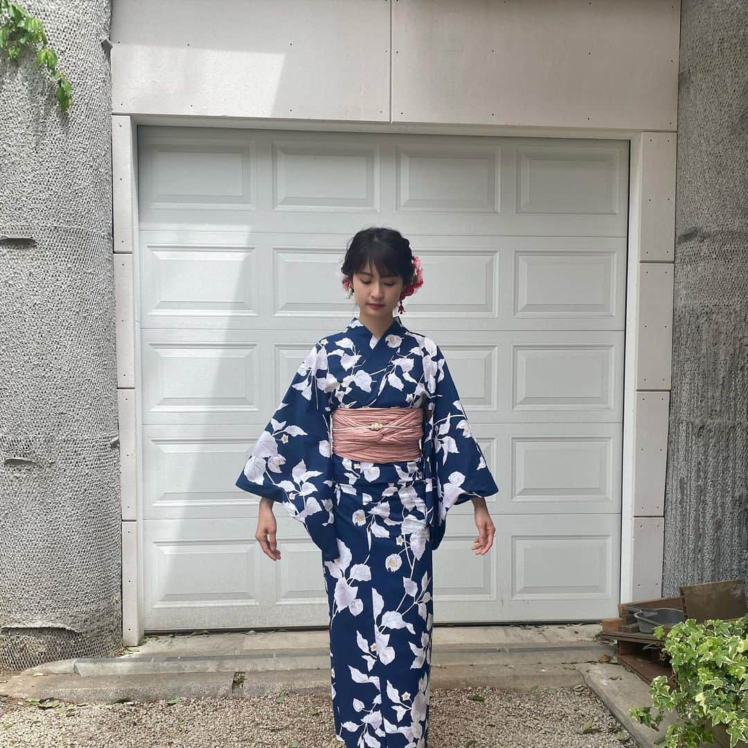 名和風歌さんのインスタグラム写真 - (名和風歌Instagram)「👘✨ 撮影で浴衣〜　 和装好きだからこうやってお仕事で着れるの嬉しい」4月23日 13時23分 - fuuka_nw