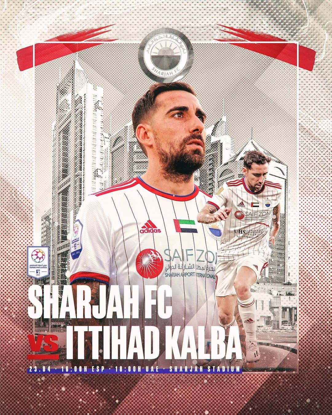 フランシスコ・アルカセルのインスタグラム：「⚪️ 🔴 Matchday ➡️ Pro League 🇦🇪」