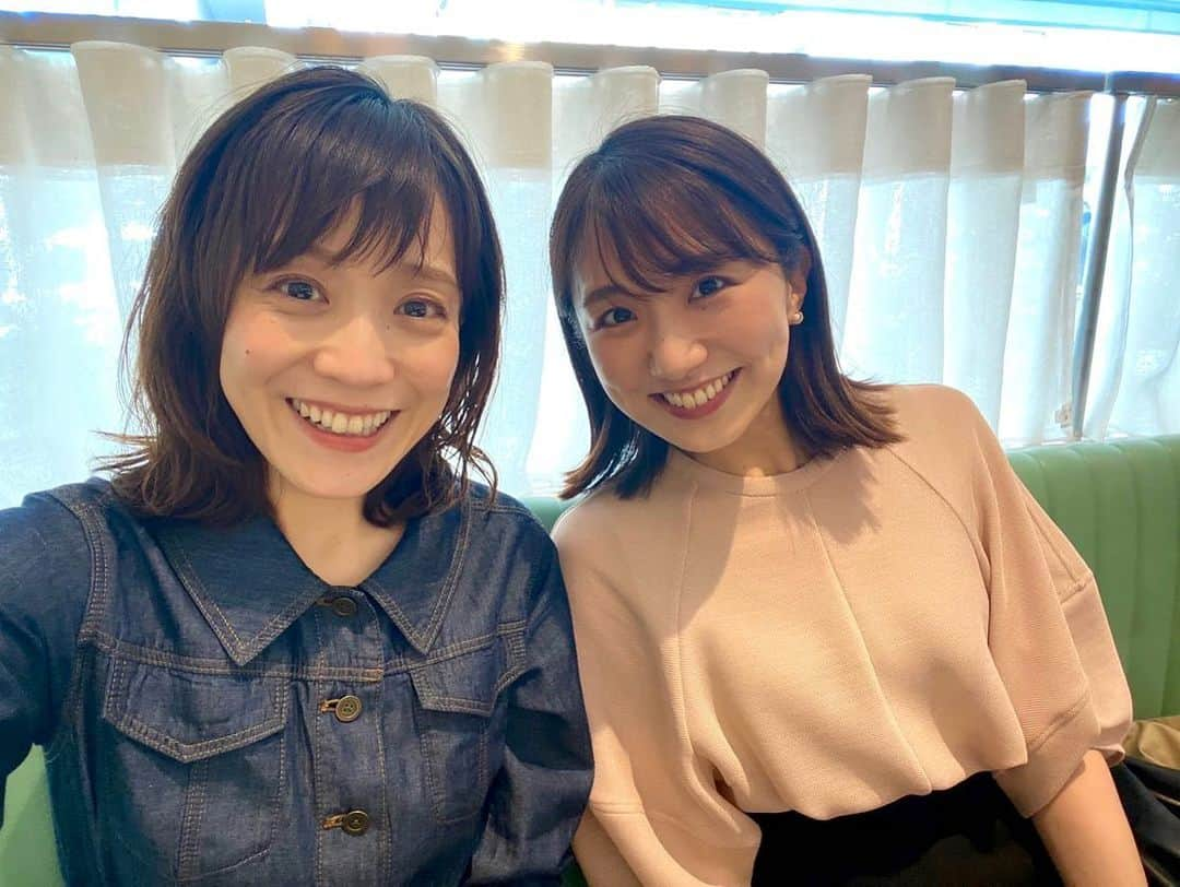 松村未央さんのインスタグラム写真 - (松村未央Instagram)「TBSの江藤愛ちゃん♡ 久しぶりに会えました！！ 連絡したらサクッと会える関係は嬉しい🥹  ずっと変わらない愛ちゃんスマイルに癒されました✨ 今ほかの同期も集めて同期会やったら面白そうだなぁ…🤭  #江藤愛 ちゃん #2009年入社 #同期 #またすぐ会えますように」4月23日 15時45分 - mio.matsumura_