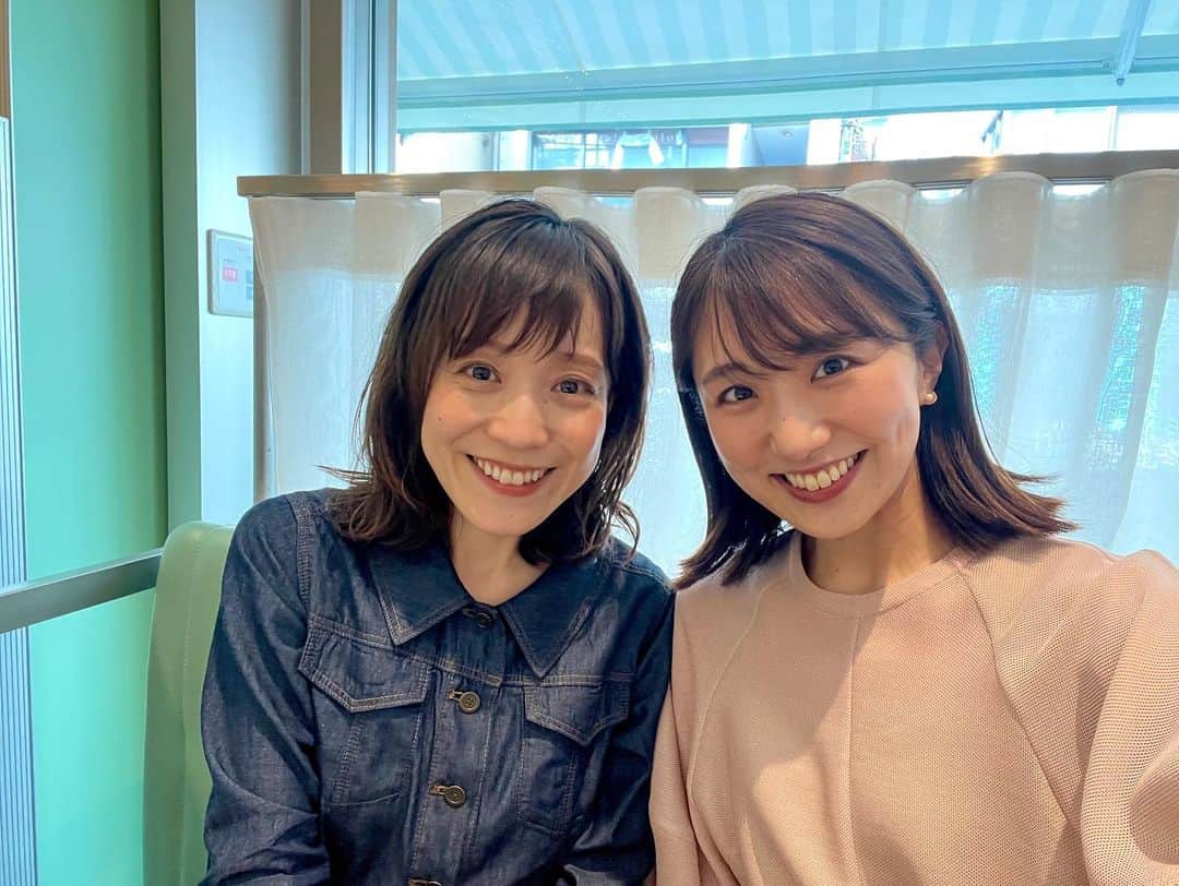 のインスタグラム：「TBSの江藤愛ちゃん♡ 久しぶりに会えました！！ 連絡したらサクッと会える関係は嬉しい🥹  ずっと変わらない愛ちゃんスマイルに癒されました✨ 今ほかの同期も集めて同期会やったら面白そうだなぁ…🤭  #江藤愛 ちゃん #2009年入社 #同期 #またすぐ会えますように」