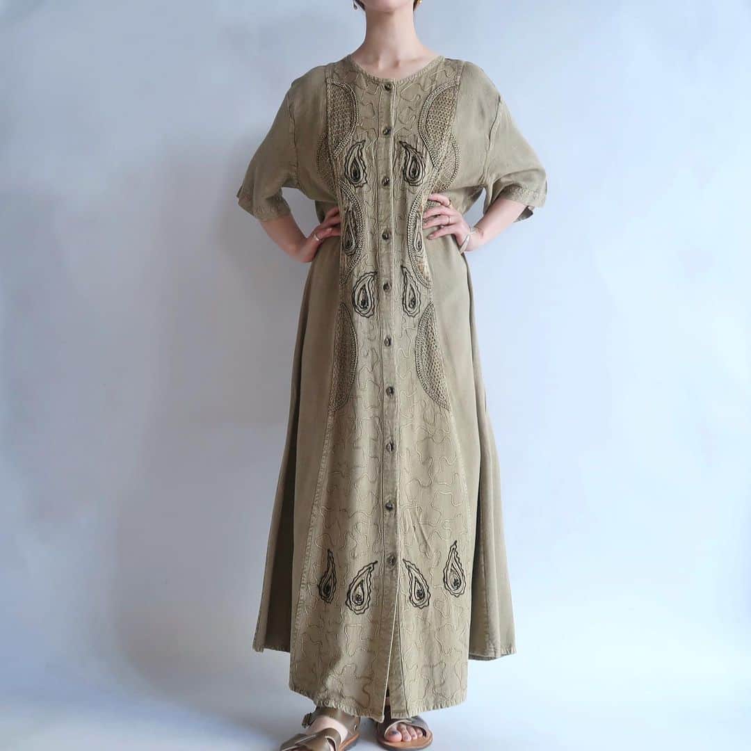 TheSunGoesDownさんのインスタグラム写真 - (TheSunGoesDownInstagram)「embroidery long dress /india  staff 154cm」4月23日 15時45分 - tsgd_tokyo