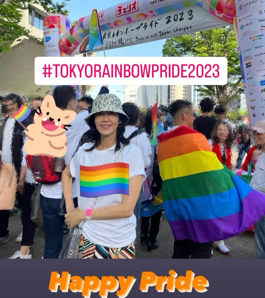 早見優さんのインスタグラム写真 - (早見優Instagram)「What a great event! So much energy and ❤️love  #tokyorainbowpride2023  #diversity #inclusion #love #celebration」4月23日 16時03分 - yuyuhayami
