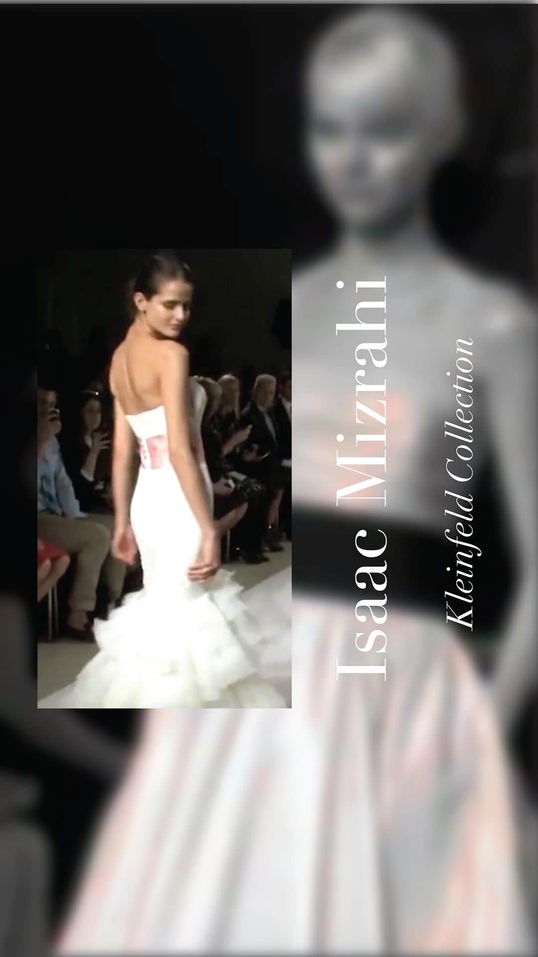アイザックミズラヒのインスタグラム：「Isaac Mizrahi and Kleinfeld Bridal joined forces in 2012 to create a collection that exuded pure elegance and sophistication. From classic ball gowns to modern silhouettes, the collection is a perfect blend of Isaac Mizrahi’s iconic designs and Kleinfeld’s expert knowledge of bridal fashion. ✨」