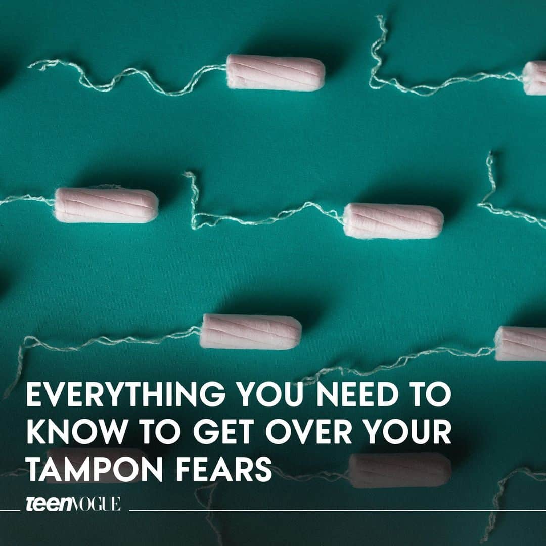 のインスタグラム：「Using tampons may feel scary for first-timers, but fear not! Find out everything you need to know to get over your tampon fears at the link in bio.  (📸: Getty Images)」