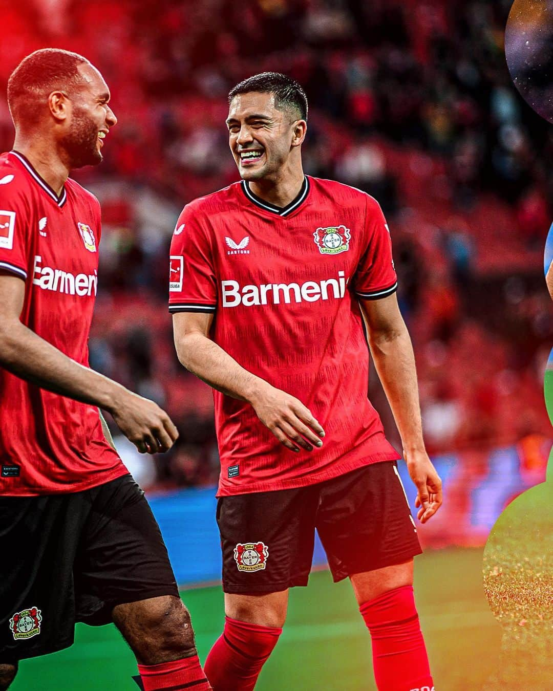 ナディアム・アミリさんのインスタグラム写真 - (ナディアム・アミリInstagram)「Forza Bayer04 🖤❤️」4月24日 3時48分 - nadiemamiri18