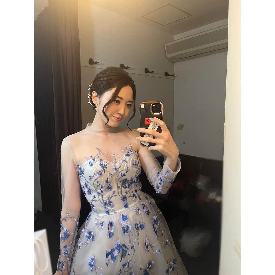 加藤梨里香さんのインスタグラム写真 - (加藤梨里香Instagram)「Dress…👗 . 私にしては 珍しく寒色を着てみました💙 . #dress #👗  #加藤梨里香」4月23日 19時22分 - ririka_kato_