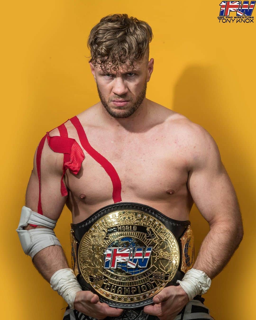 ウィル・オスプレイのインスタグラム：「I’m a war you’ll never win, but I love the optimism.  📷 @tonyknox99  ©️ @1prowrestling」