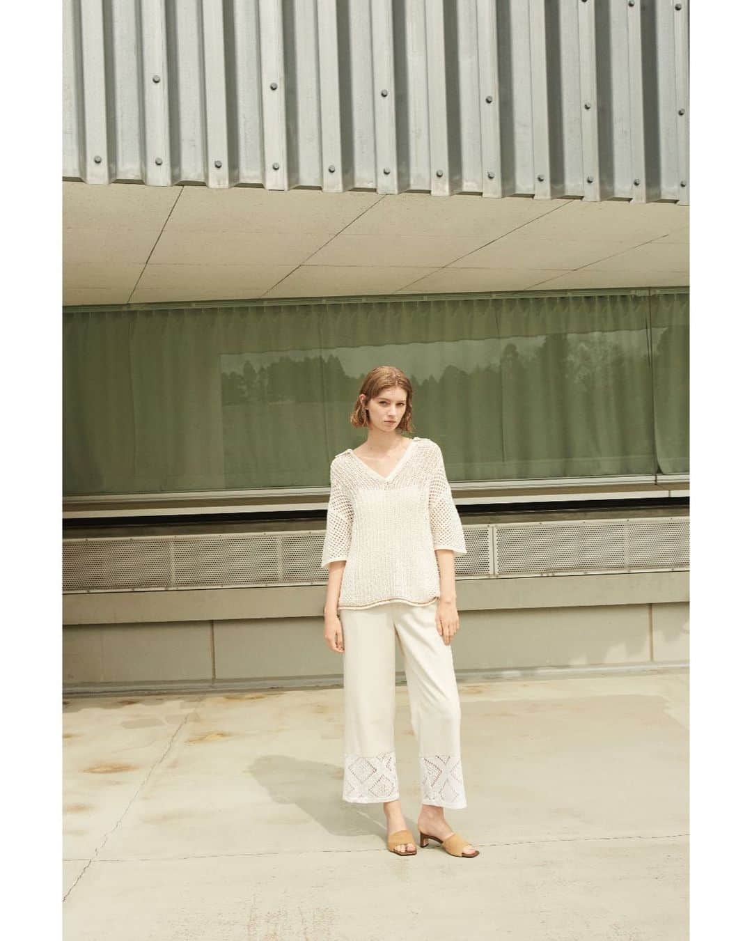 LOVELESS/GUILD PRIME 公式アカウントのインスタグラム：「『 LOVELESS 』  LOVELESS 2023 SUMMER MEN&WOMEN  Knit / LOVELESS ￥19,800 (62N-22-141-03) Overalls / LOVELESS ￥27,500 (62J-21-130-02) Shoes / LOVELESS ￥31,900 (624-01-101-41)  プロフィールURL内「FEATURE」でLOOKをご覧いただけます。」