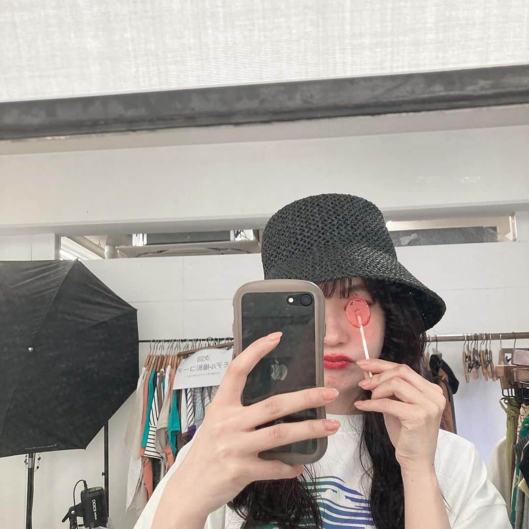 夏目志乃のインスタグラム：「🍭🍭🍭」