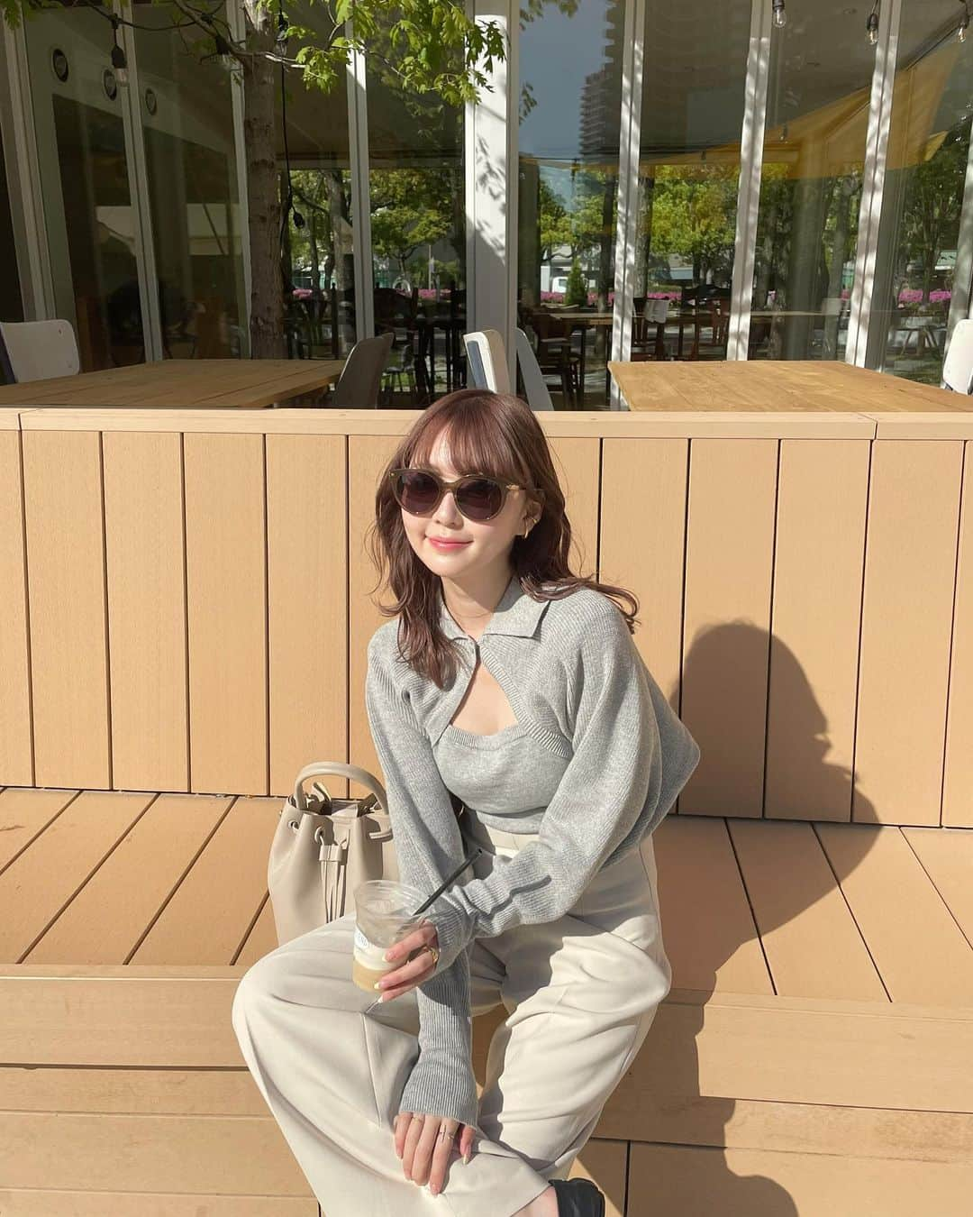 ムサシさんのインスタグラム写真 - (ムサシInstagram)「day off☀️🥤 お天気良くて最高だったー！ ⁡ クレジット載せてます🏷 #Ermé #zara #ザラ #zara購入品 #ザラ購入品」4月23日 20時53分 - ___musashi.___