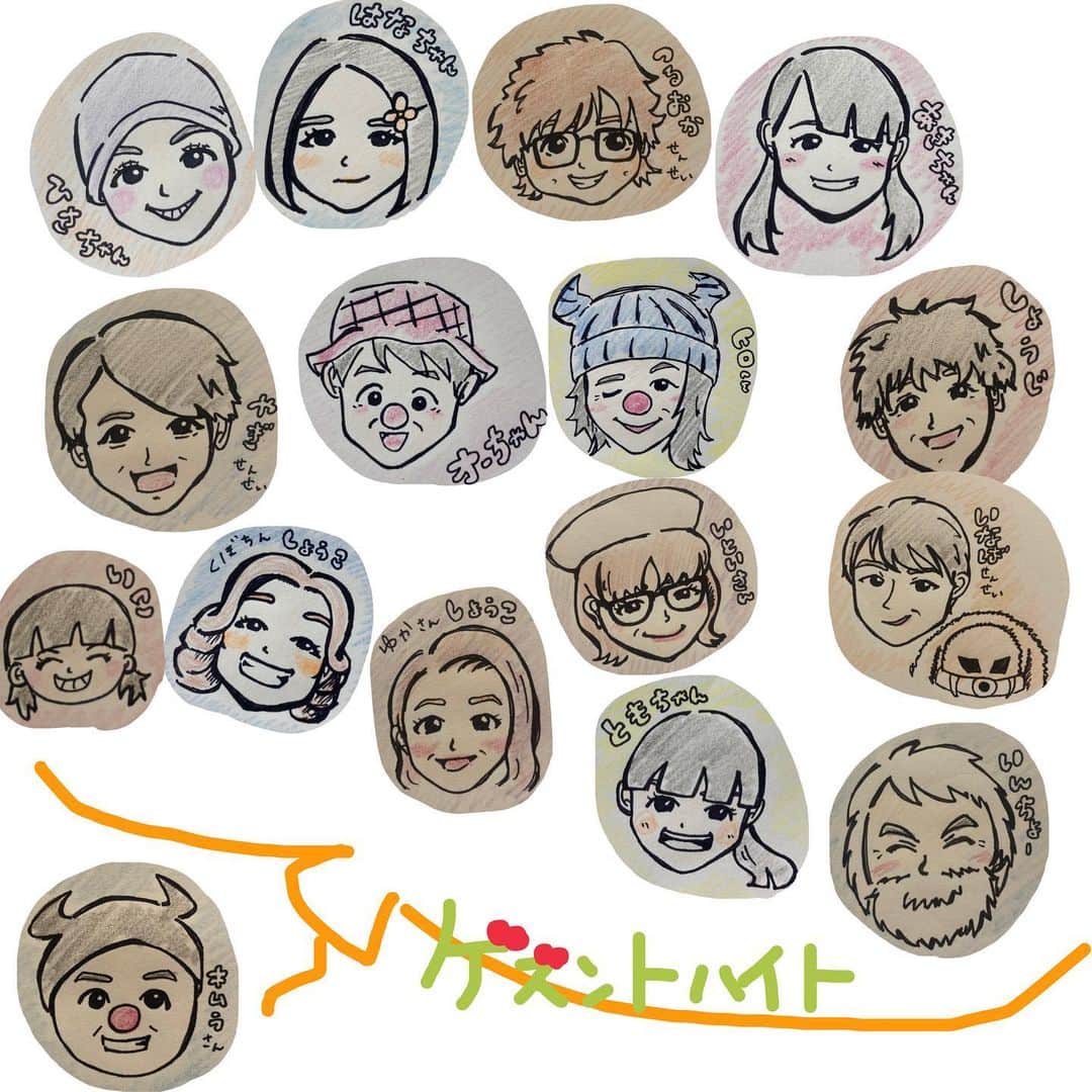 横道侑里のインスタグラム：「実は演出のキムラさんも描いてたんです！  Twitterほんとは続きあったんだけど、機会逃しちゃった、、、またいつかお話できる時あれば！！」