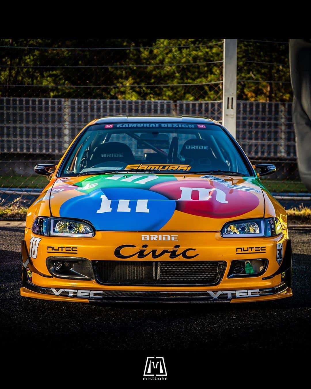 mistbahnさんのインスタグラム写真 - (mistbahnInstagram)「_ SAMURAI DESIGN | Domination Honda EG6 CIVIC SiR _ 🚗: @samurai_design_factory 📷: @mistbahn _ Shot on 9-Oct 2022 🏁 "Circuit Festa ( @circuit_festa_west_japan )" "RACING COLOR CHAMPIONSHP. Central Circuit (Hyogo Japan). _ JP) 2022年10月8日、セントラルサーキットで開催された「サーキットフェスタ ( @circuit_festa_west_japan )」内の「レーシングカラーチャンピオンシップ」で撮影。 _ #circuitfesta #サーキットフェスタ #サーキットフェスタ2022 #racingcolorchampionship #レーシングカラーチャンピオンシップ #centralcircuit #セントラルサーキット #samuradesignfactory #samuradesign #サムライデザイン #mandm #civic #hondacivic #ホンダシビック #シビック #eg6 #egcivic #eg #n1civic #bseries #b16 #kanjo #kanjoracer #kanjozoku #kanjostyle #timeattack #timeattackjapan #hondasontrack #dunlop」4月23日 21時08分 - mistbahn