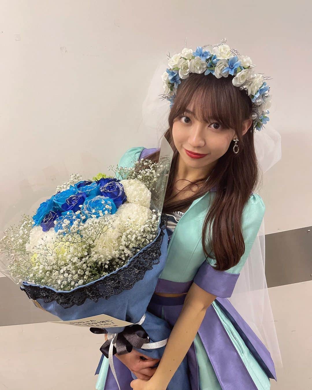 日高優月さんのインスタグラム写真 - (日高優月Instagram)「☺︎☺︎☺︎  今回の生誕祭の花束と花冠 とっても素敵で可愛い！ありがとうね♡♡ 今年はどんなのかな〜って毎年楽しみにしてる^_^♪♪」4月23日 21時43分 - yuzukihidaka_0401