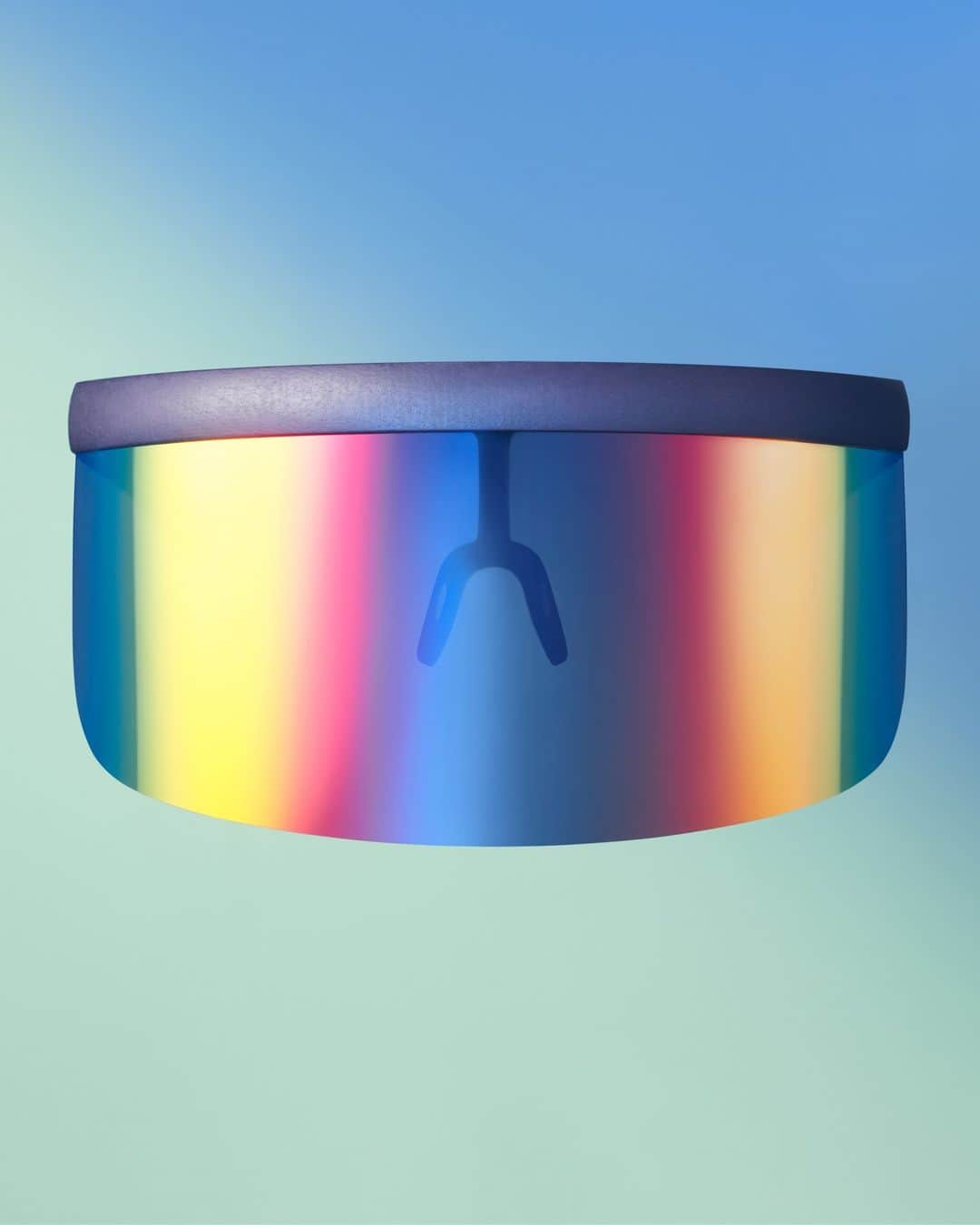MYKITAのインスタグラム：「Do you wish more people would notice you?  Just let your hybrid-visor-rainbow-shield do the talking – DAISUKÉ in Slate Grey with Scarlet Flash Shield  More statement shades via link in bio」