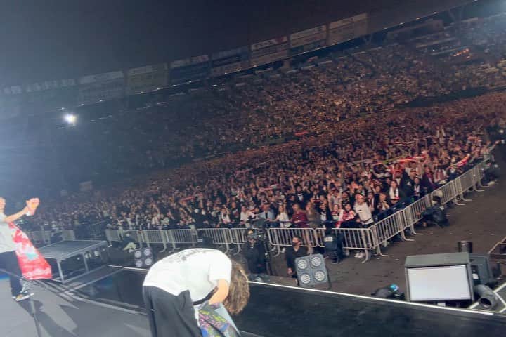 Taka のインスタグラム：「ベルーナドーム2日目！ やりきったよー！楽しかったよー！^_^ありがとうね！ さぁ残すは北海道ファイナル！がんばるよー！」