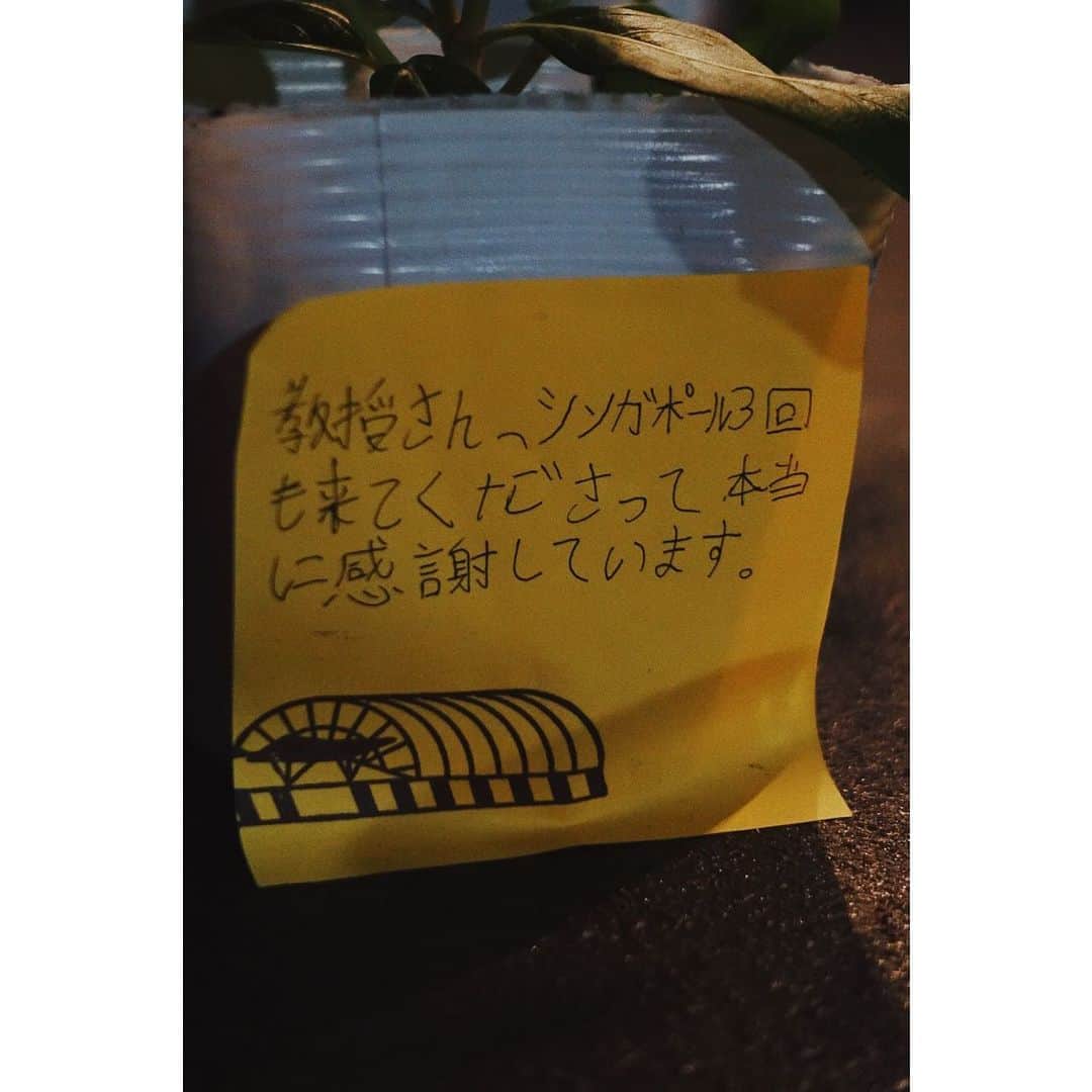 eriさんのインスタグラム写真 - (eriInstagram)「昨日の @d2021_official  は越智くん　@ochiyasutaka と話をして、越智くんがステージにただ花を飾るのでなく、みなさんに苗を持って帰ってもらって 身近な場所に植えてもらったら？と言ってくれて そうしよう！と、たくさんの 花の苗を用意しました  終わりがけに ふと、坂本さんのポスターの下にあった花苗にメモがついているのをみつけた  私はまだ子供だった頃に 茂一 @moichi_kuwahara のDictionary のなかで 坂本さんの原発反対の運動やそれについてのインタビューなどに触れていた。今思えば、私の社会運動への興味関心はあそこから始まったんだなと、自分の活動をしながらよく思い返してた。  シンガポールへ3回来てくれて 感謝してるこの方と 社会運動へ導いてくれて感謝してる私の気持ちも みーんな 昨日 水が蒸発して空に昇るように 届いてたらいいなあ 届いた気がするなあ  後日談としてこの花苗は 北山さん @ktymmasakazu が お持ち帰りになってたとのことでそれもなんだかむねあつだった 🪴  #神宮外苑の樹木伐採に反対します」4月23日 22時43分 - e_r_i_e_r_i
