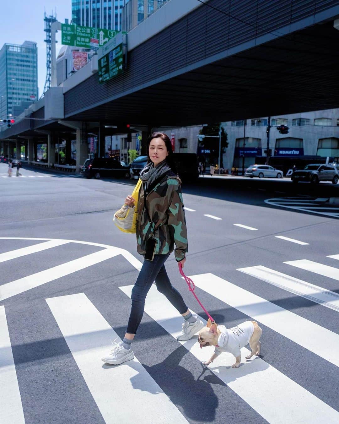 川原亜矢子さんのインスタグラム写真 - (川原亜矢子Instagram)「13,000歩🐾 #tokyo #longwalk #frenchbulldog #投票 #長距離散歩 #フレンチブルドッグ #フレブル」4月23日 23時19分 - ayakokawahara