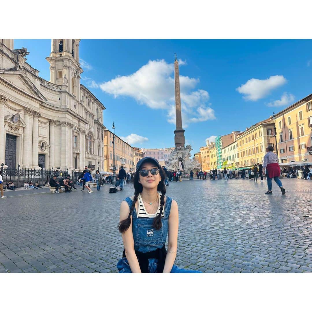 チョン・リョウォンのインスタグラム：「. now to rome❤️」