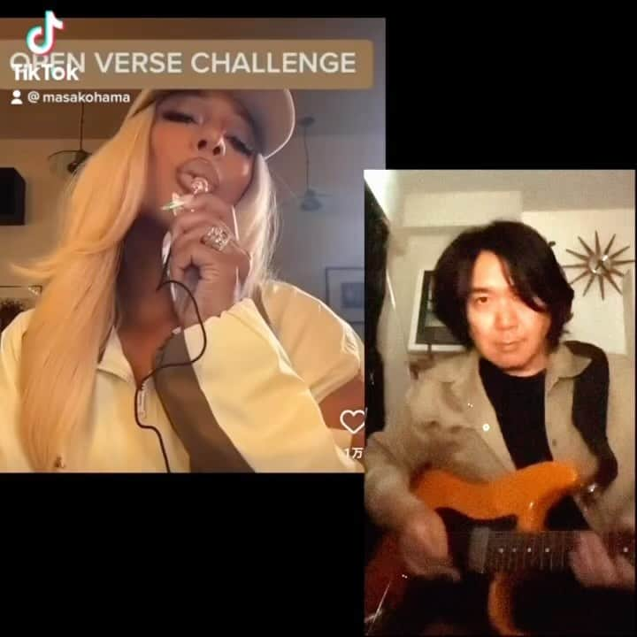 マサ小浜のインスタグラム：「We might even be Fallin in Love open Verse Duet with @victoriamonet   #victriamonet #wemightevenbefallinginlove #masakohama #マサ小浜 #guitar #guitarplayer」