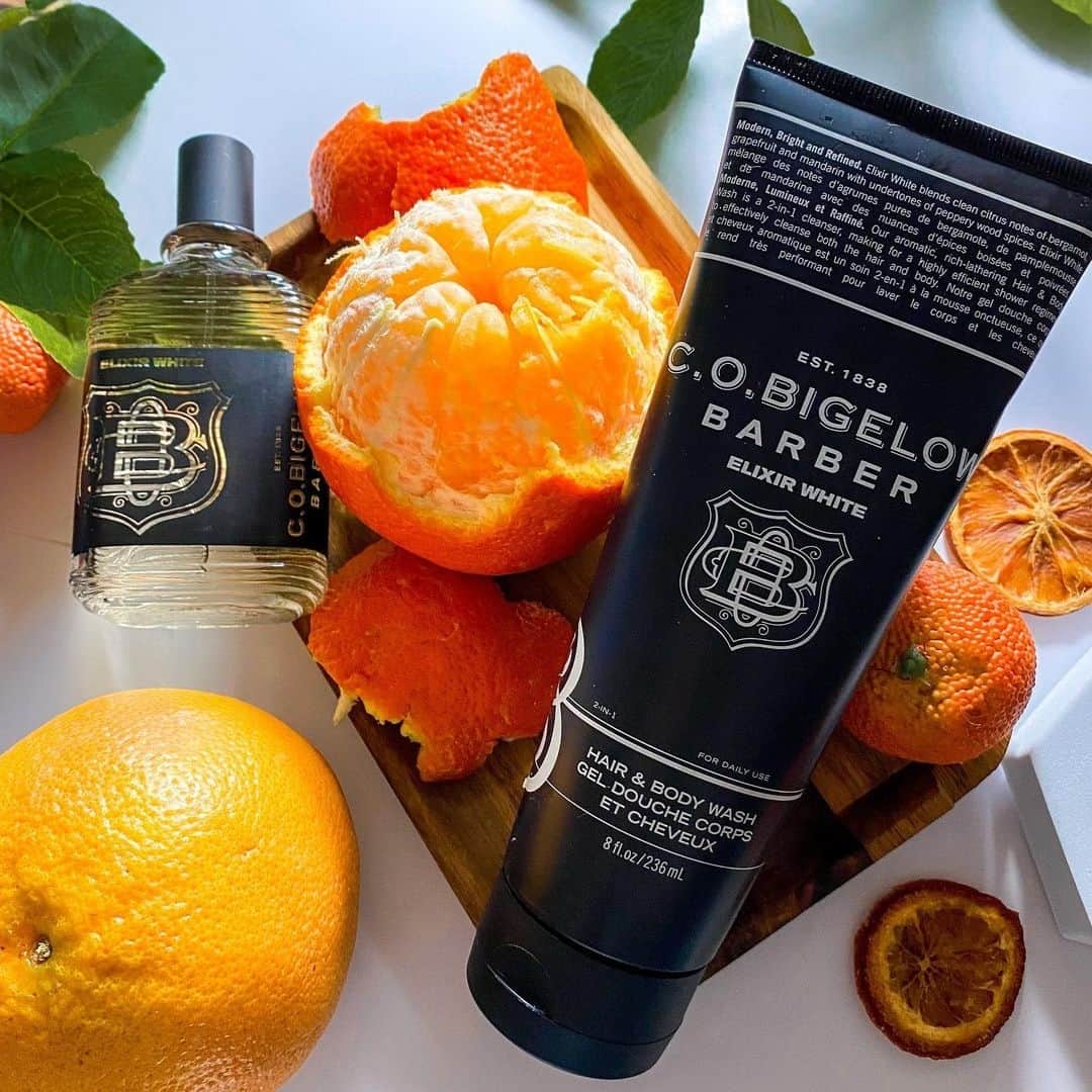 C.O. Bigelowさんのインスタグラム写真 - (C.O. BigelowInstagram)「Find a fragrance that reminds you of home. 🤍 Elixir White Duo features a Cologne and Hair & Body Wash infused with our clean and transformative Elixir White scent! 🤩 Clean citrus notes of bergamot and mandarin blend with undertones of spices to wrap you in a cocoon of freshness! ☁️⁠ ⁠ 📷️ @freshfacedover40⁠」4月24日 2時01分 - cobigelow