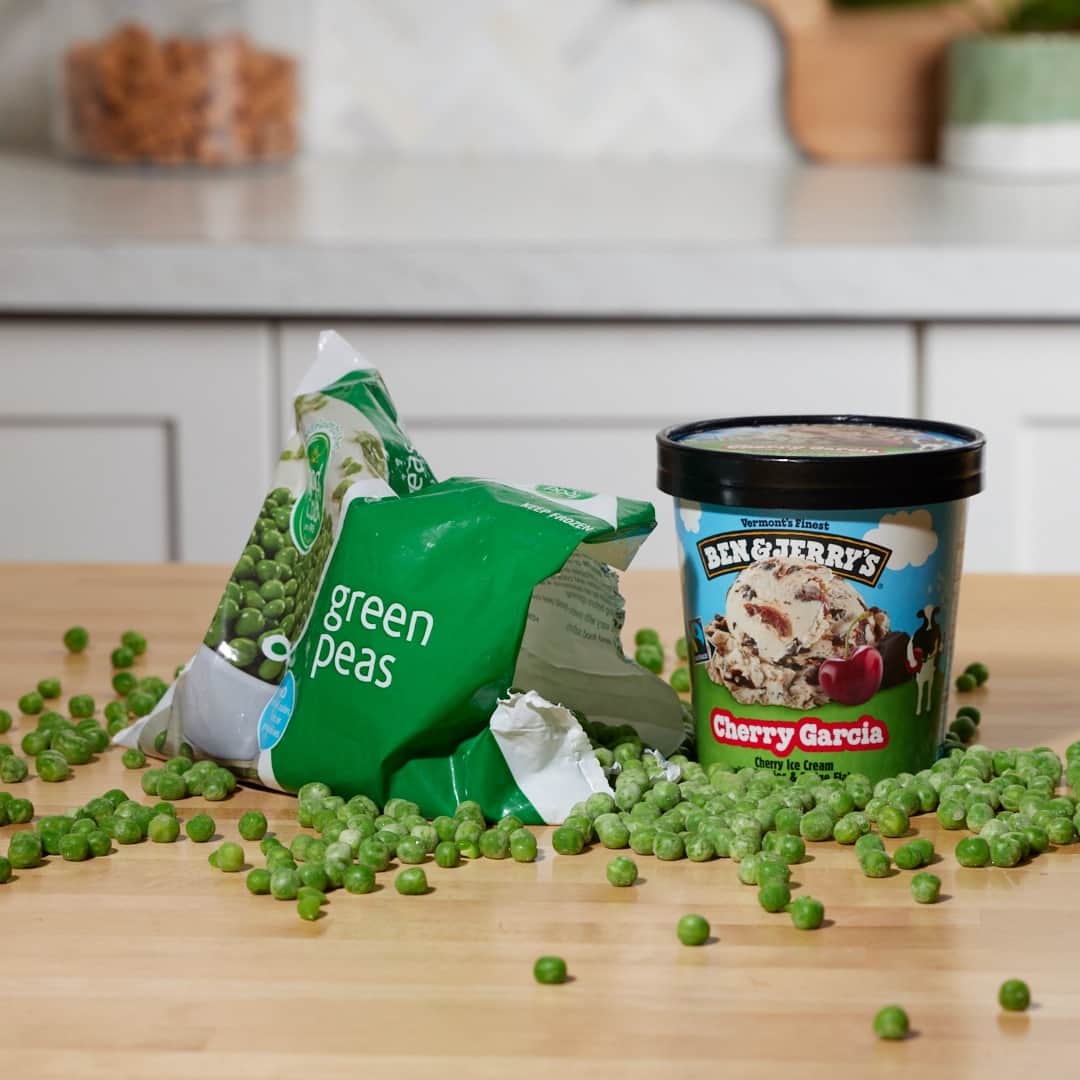 Ben & Jerry'sのインスタグラム：「When your roommate has a "what's yours is mine" mentality, you've gotta get creative. #hideyourpint #roommateproblems」