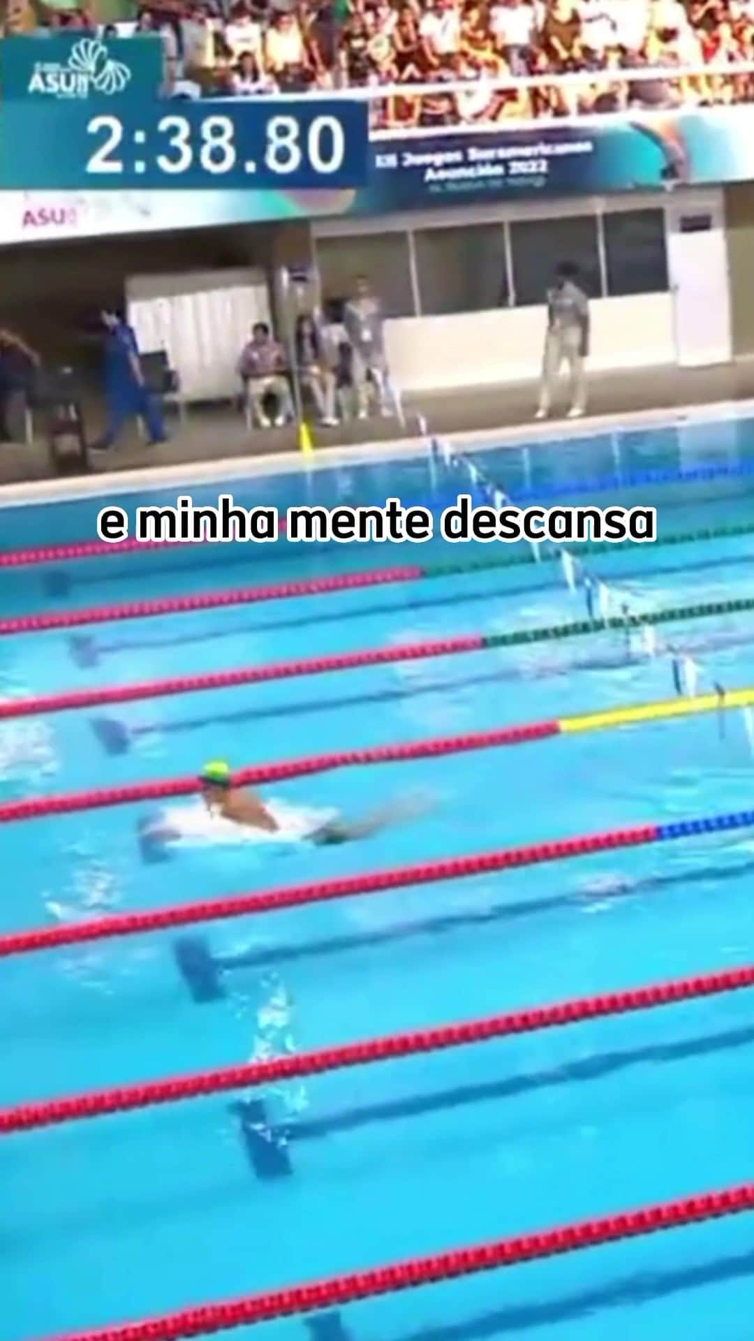 ブランドン・アルメイダのインスタグラム：「Não tem lugar melhor 😍🏊  #TimeBrasil #Esporte #Natação」