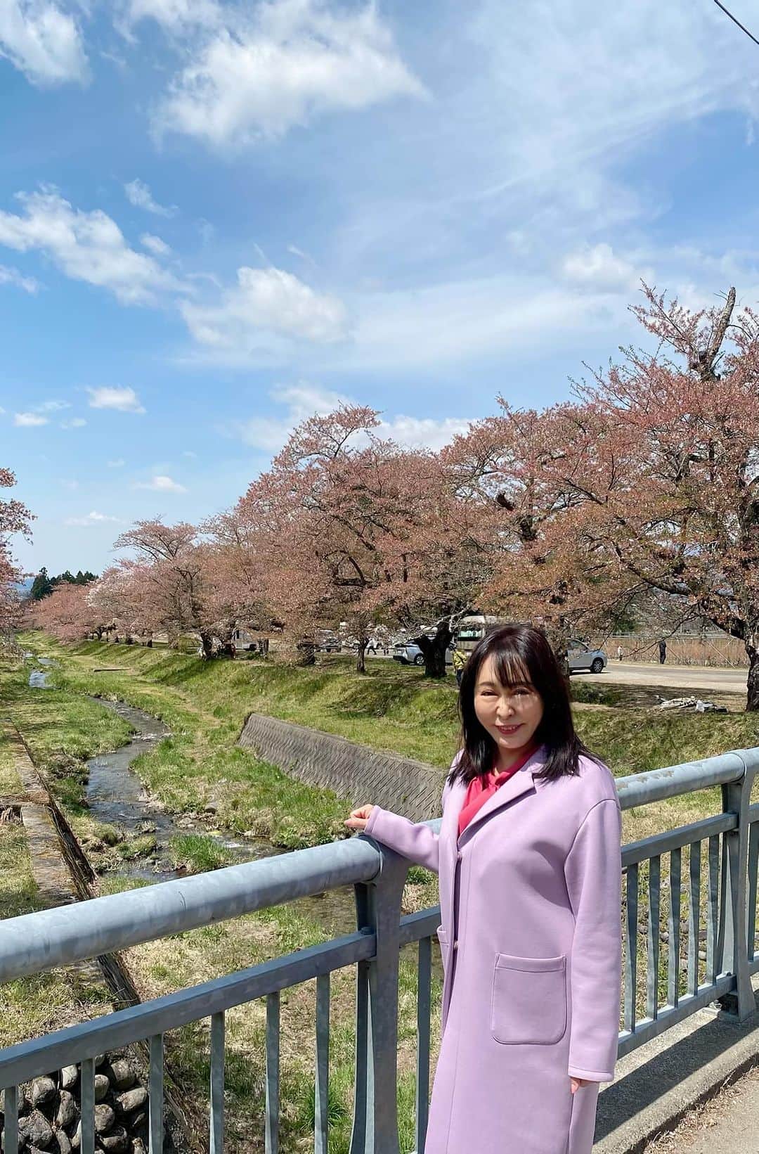 森まさこさんのインスタグラム写真 - (森まさこInstagram)「今朝、観音寺川の桜を観に来ました🌸 今年は咲くのが早かったから、葉桜になってきています！」4月24日 12時46分 - mori_masako_