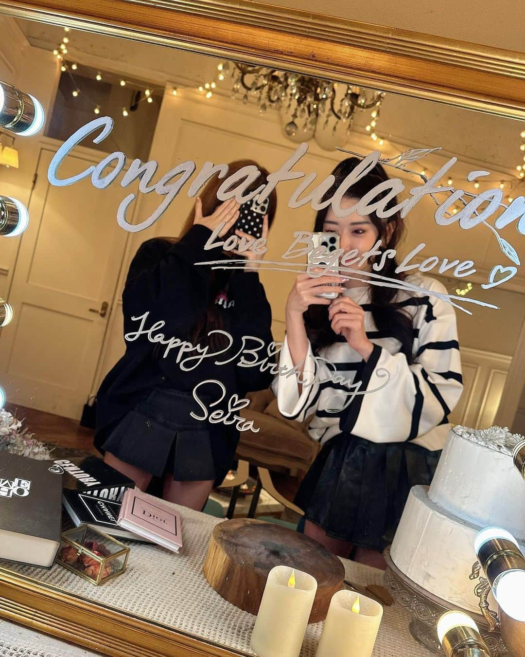 SEIRAさんのインスタグラム写真 - (SEIRAInstagram)「先日、一足お先にお誕生日お祝いしてもらいました💓 素敵なお部屋で素敵な時間を過ごしたよ😌✌️ @orange0401_ ありがと💓  お洋服は @bubblefashion_official 👗」4月24日 13時02分 - dj_seira_jpn