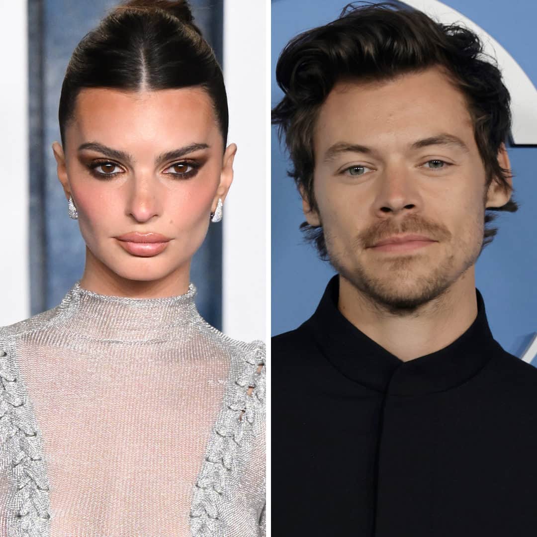 のインスタグラム：「#EmilyRatajkowski is getting real about what it's like to date casually while in the spotlight — including *that* viral kiss with #HarryStyles. Read what she had to say at the link in bio.  (📸: Getty Images)」