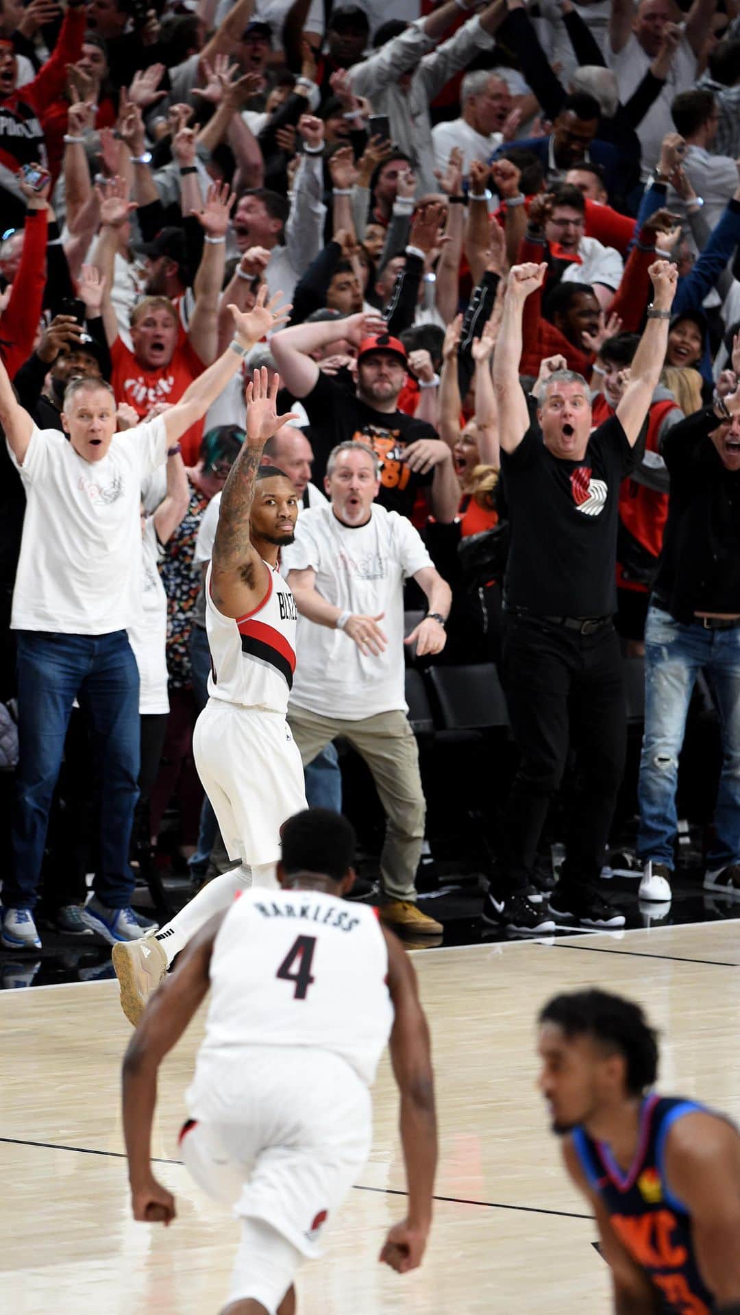 ポートランド・トレイルブレイザーズのインスタグラム：「April 23, 2019 - one of the coldest game-winners in NBA history 👋」