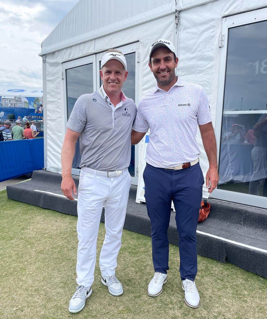 ルーク・ドナルドのインスタグラム：「Great week with my partner @dodomolinari here at the @zurich_classic. The 40 year old somethings still have a little game in the tank!  Next up @openditaliagolf」