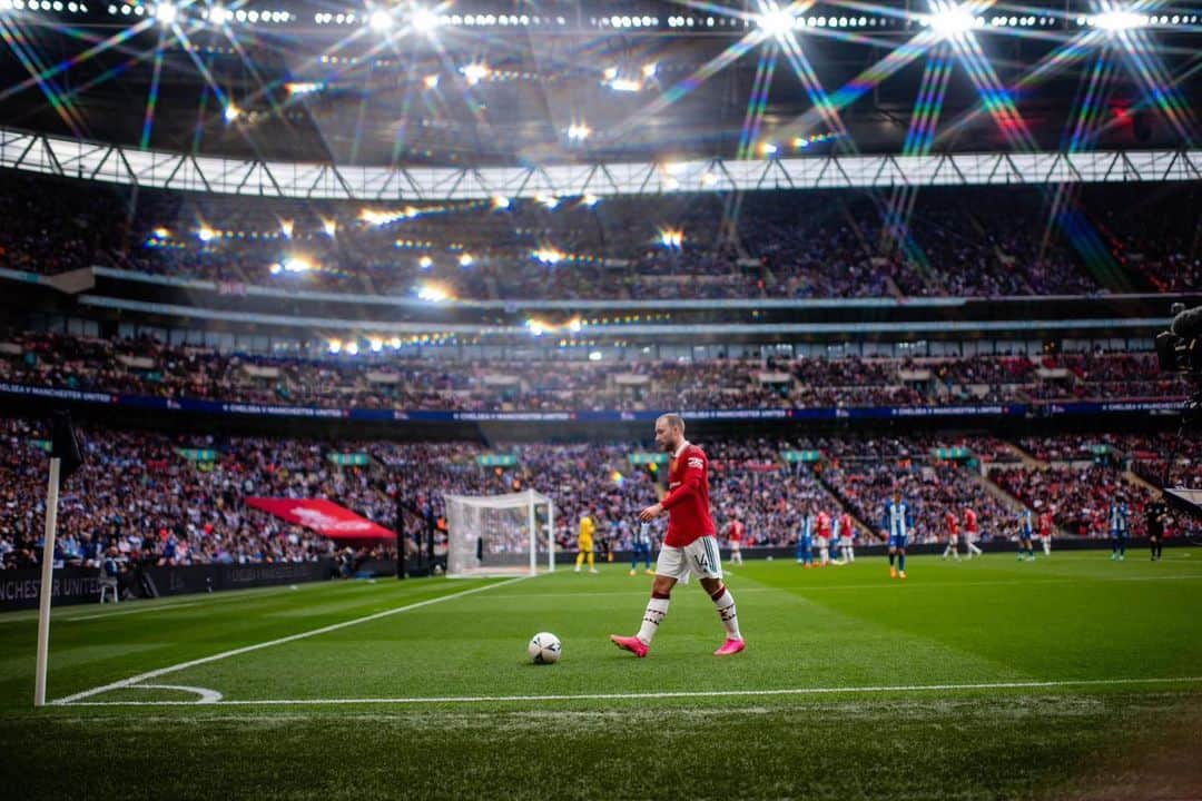 クリスティアン・エリクセンのインスタグラム：「See you soon Wembley 👋🏻 @manchesterunited #facupfinal」