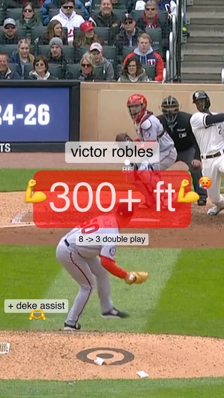 ワシントン・ナショナルズのインスタグラム：「no sweep but Victor hosed it off a little」
