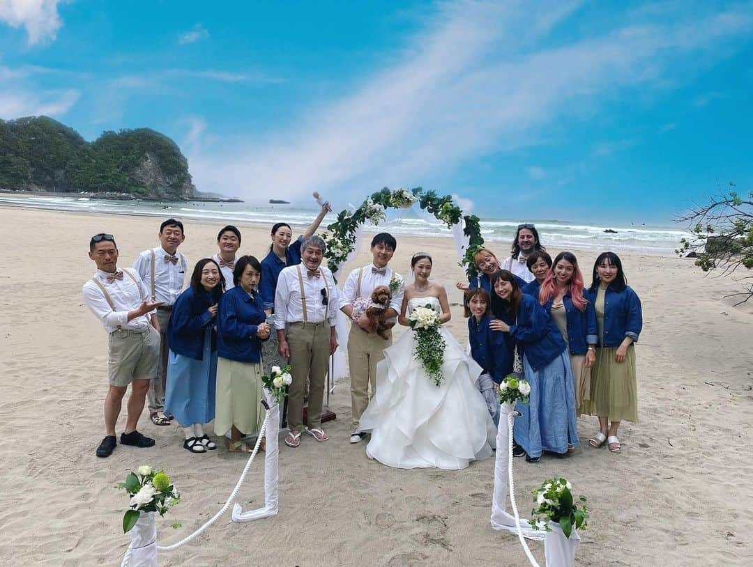 ラリソン彩華のインスタグラム：「Wedding ceremony♡ 2023.04.22」