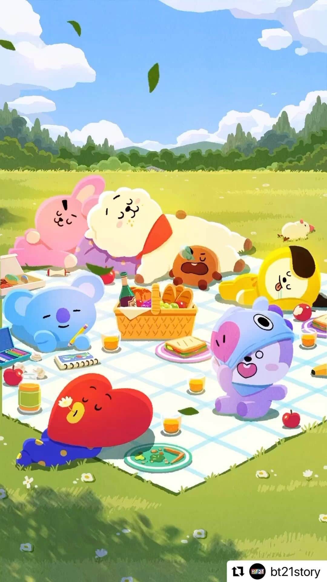 BT21 Stars of tomorrow, UNIVERSTAR!のインスタグラム