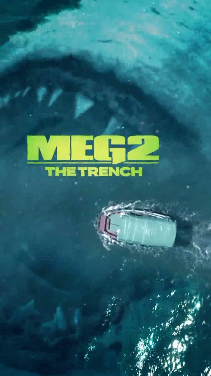 ジェイソン・ステイサムのインスタグラム：「#Meg2 in theaters August 4.」
