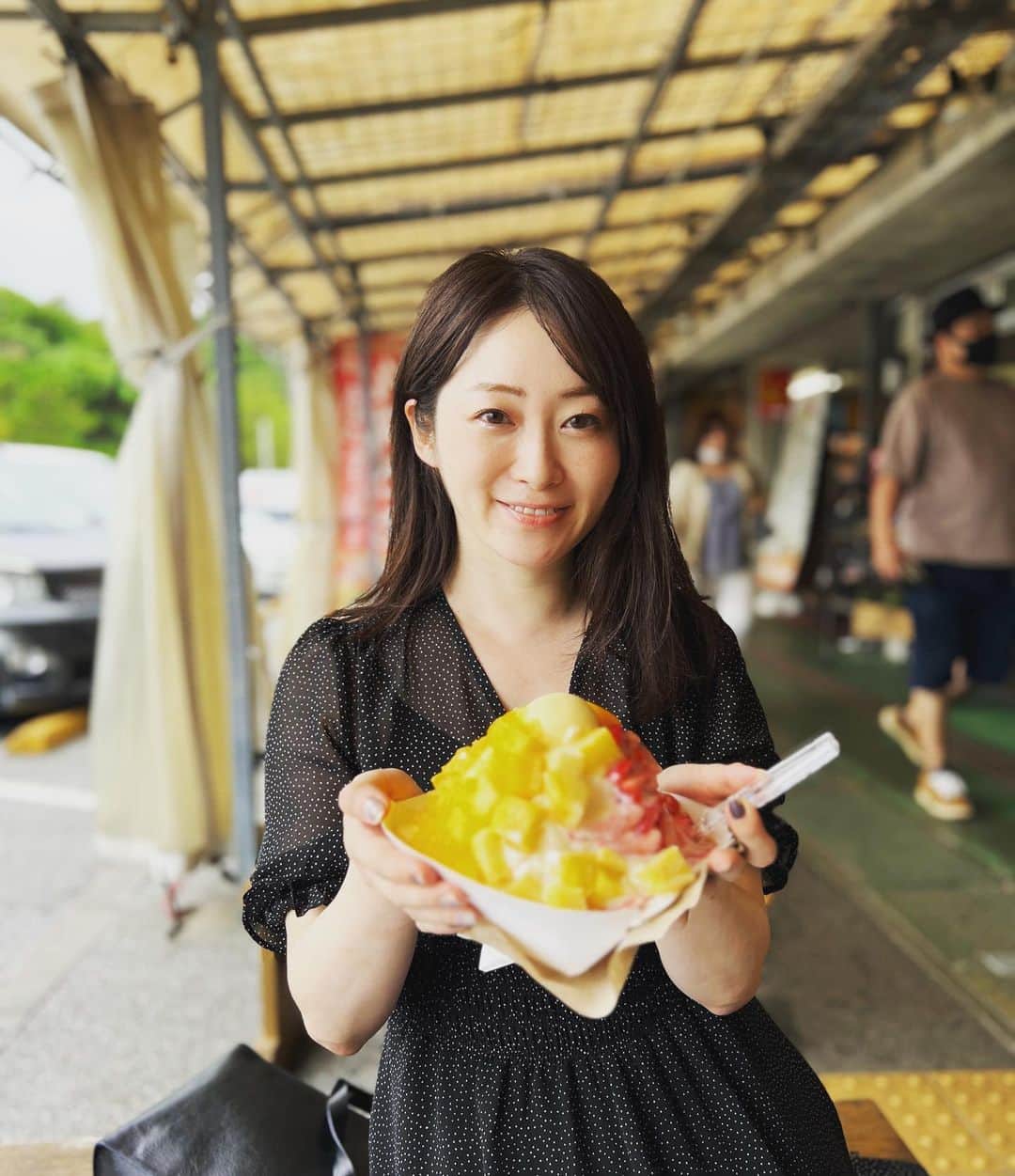 本谷亜紀のインスタグラム：「みんなはどんなゴールデンウィークだった？？私は相変わらず咳が止まらないけど療養も含めて沖縄へ。海風が気持ちよくて沖縄にいた時は咳は治って落ち着いて過ごせていたよ🎉 ㅤㅤㅤㅤㅤㅤㅤㅤㅤㅤㅤㅤ」