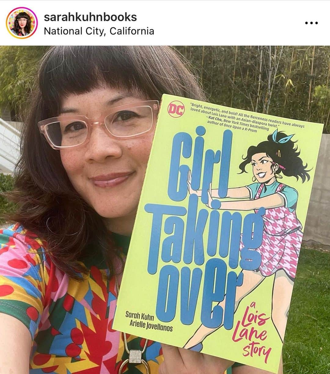 ケイコ・アジェナさんのインスタグラム写真 - (ケイコ・アジェナInstagram)「@sarahkuhnbooks has a new book out! Follow her and get “Girl Taking Over: A Lois Lane Story”   Thank you @justjennrecipes for the pic!  Emily Kuroda @emily.kuroda aka Mrs.Kim aka the most fabulous mama ever and I did a reading for Sarah’s book launch.   It felt like old times. 💕  #sarahkuhn #gilmoregirls #lanekim #mrskim」5月8日 23時41分 - keikoagena