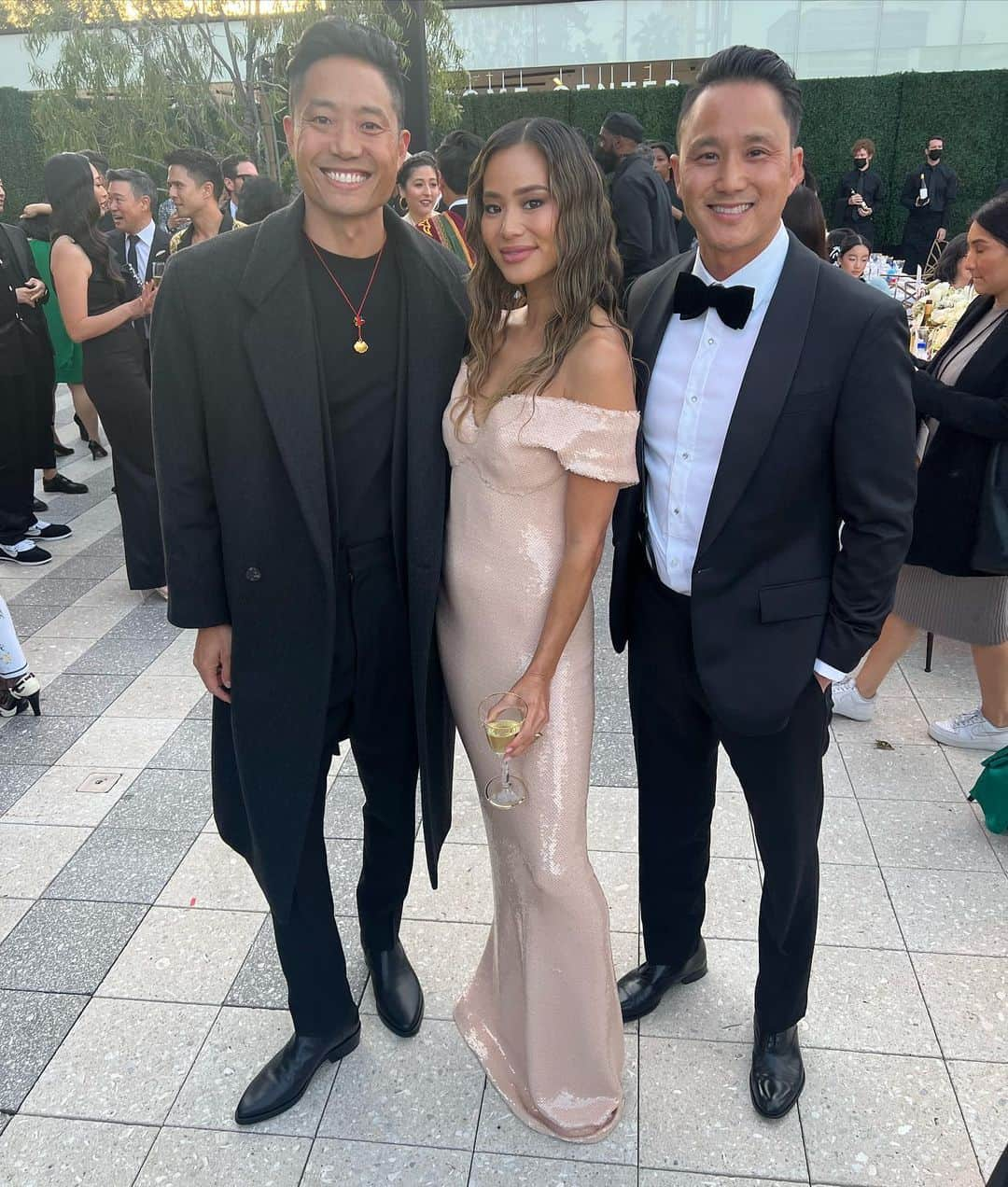 ジェイミー・チャンさんのインスタグラム写真 - (ジェイミー・チャンInstagram)「I love my community.  Thank you for hosting a beautiful gala @goldhouseco celebrating AAPI legends! Looking back at the epic weekend while my son sits on my head. Last slide shows it all.   @moniquelhuillier dress @alybarrmakeup glam」5月9日 0時40分 - jamiejchung