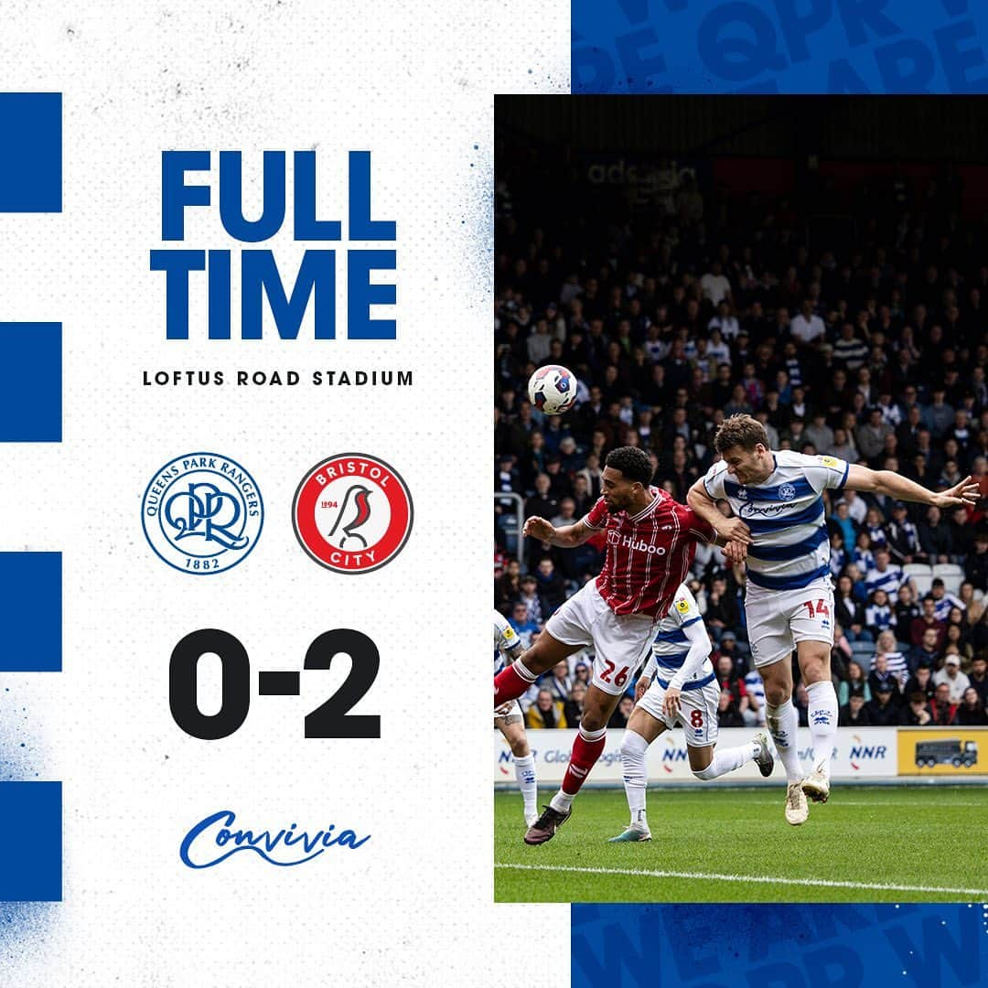 クイーンズ・パーク・レンジャーズFCさんのインスタグラム写真 - (クイーンズ・パーク・レンジャーズFCInstagram)「The season ends in defeat 😔  #QPR | #QPRBRC」5月9日 0時56分 - officialqpr