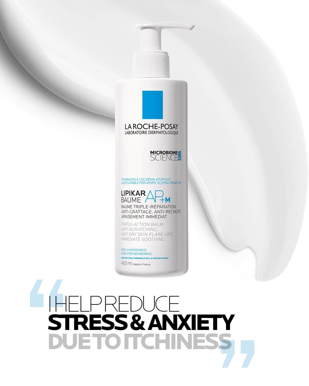 La Roche-Posayのインスタグラム：「Sunny days are on their way! So If you have atopic to eczema-prone skin and looking for a moisturizer with a nourishing texture, Lipikar AP+M Baume will be perfect for you! Reduce your itching and burning sensations and keep your skin moisturized all day with our life-changing dermatological balm. 🧴   All languages spoken here! Feel free to talk to us at anytime. #larocheposay #lipikar #eczemaproneskin #atopicskin  Global official page from La Roche-Posay, France.」