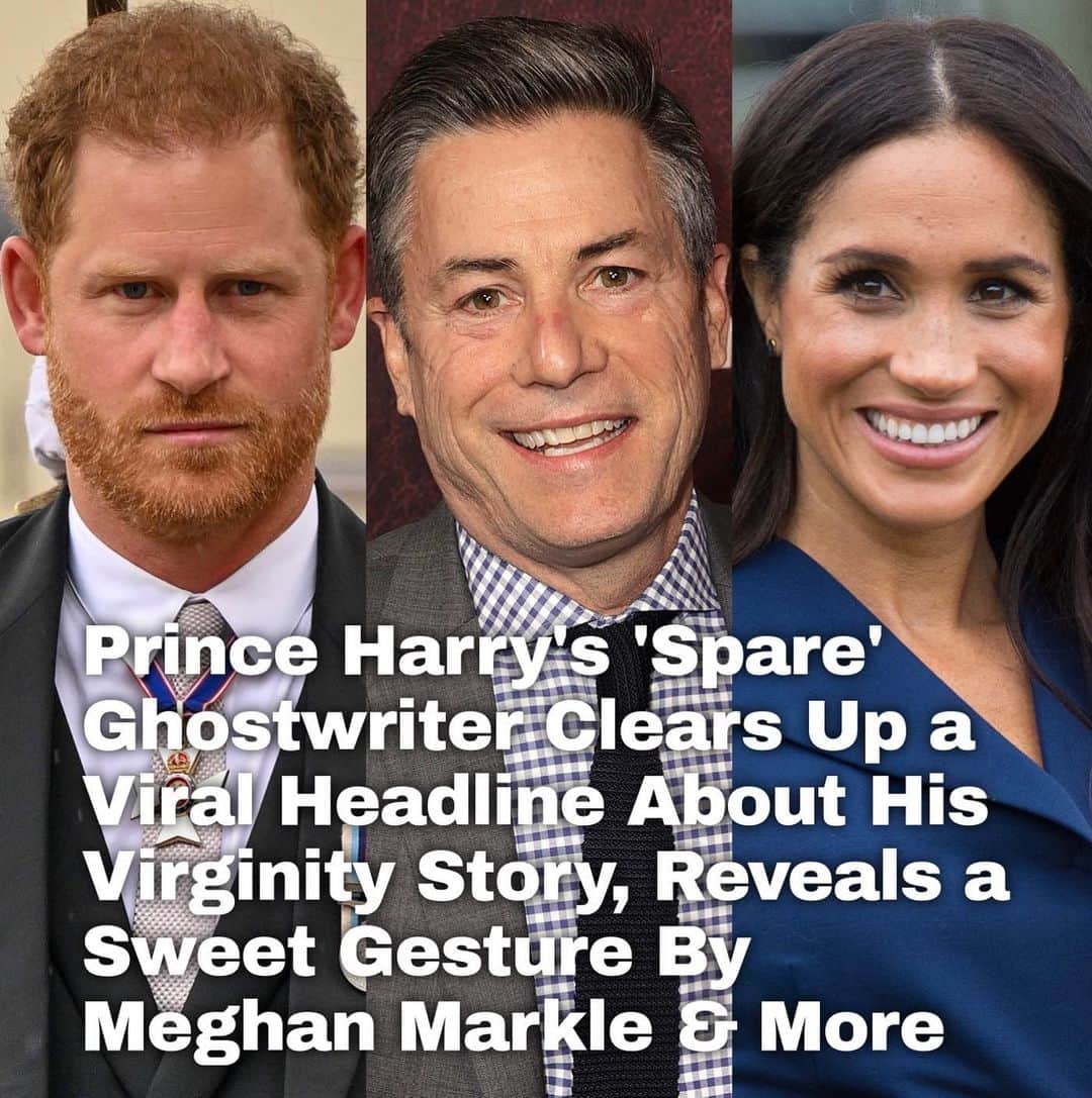 Just Jaredさんのインスタグラム写真 - (Just JaredInstagram)「Prince Harry's ghostwriter revealed a major fight they had during the "Spare" writing process, explained what Meghan Markle did while he visited their home, disclosed Prince Harry's behind-the-scenes reaction to "Spare" finally being published, and cleared up a common headline about Prince Harry's virginity, among many other tidbits. Tap this photo in the LINK IN BIO to see what he disclosed. #PrinceHarry #MeghanMarkle Photo: Getty」5月9日 3時44分 - justjared